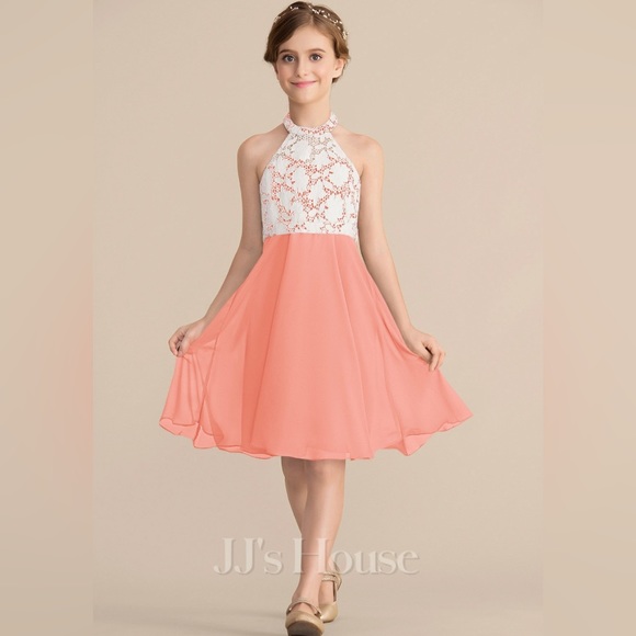 Children’s dress with floral pattern - Picture 1 of 3